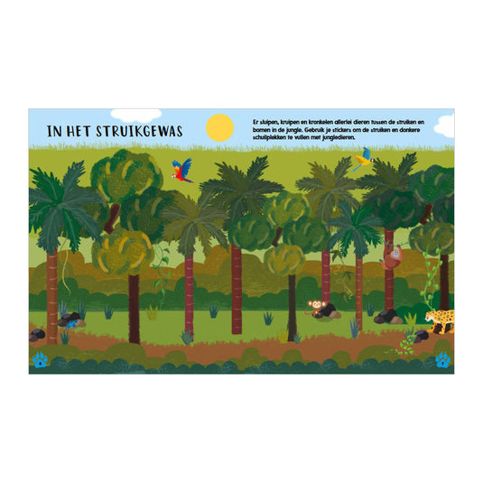 Rebo publishers doeboek jungle - 1000 stickers
