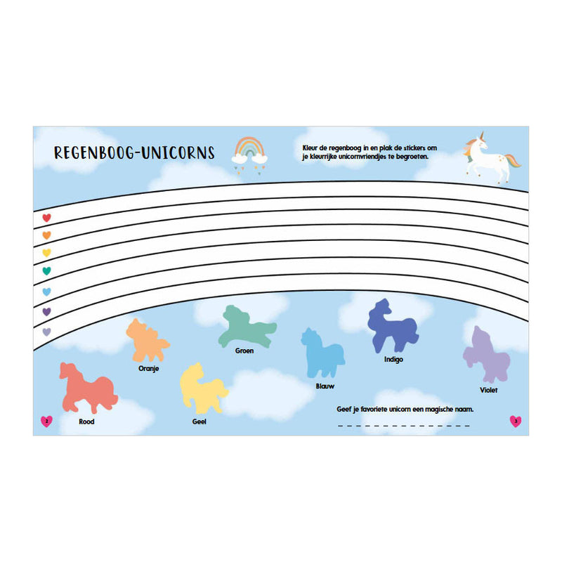 Load image into Gallery viewer, Rebo publishers doeboek unicorns - 1000 stickers
