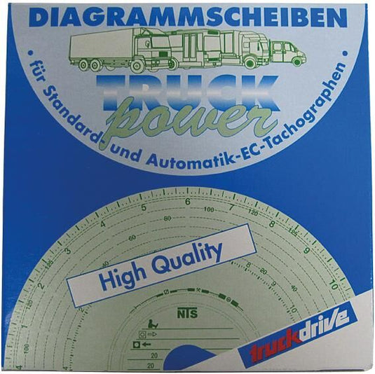 Nts diagramschijven original graf bluco tachograph 125km h pack of 100 pieces