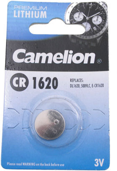 Camelion button cell CR-1620 per piece (hang packaging)