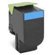 Tonercartridge lexmark 80c2xc0 cyaan