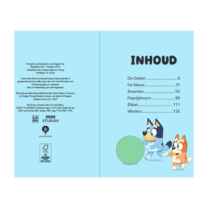 Load image into Gallery viewer, Gottmer uitgevers groep bluey het grote voorleesboek

