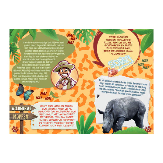 Gottmer uitgevers groep wildebras dierenmoppenboek