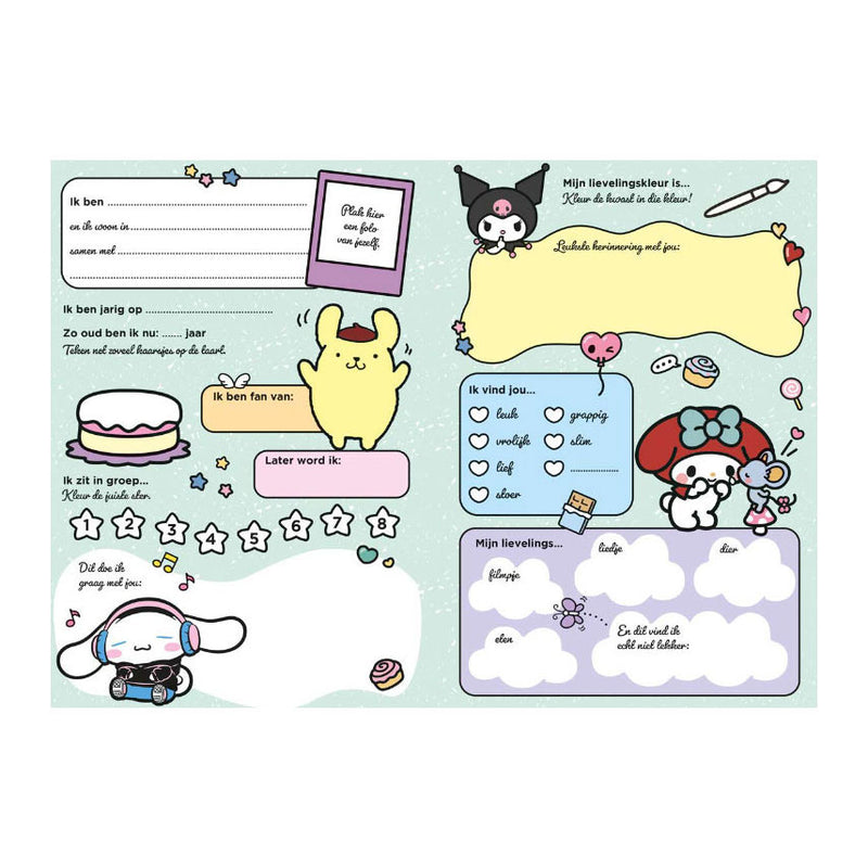 Load image into Gallery viewer, Hello kitty cinnamoroll vriendjes - vriendenboekje
