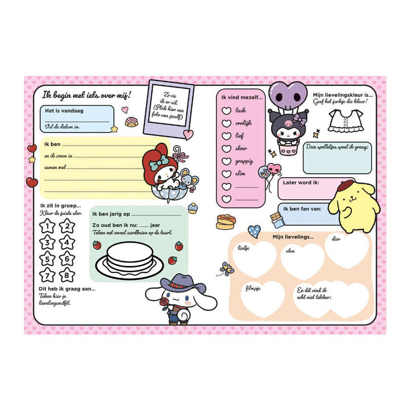 Load image into Gallery viewer, Hello kitty cinnamoroll vriendjes - vriendenboekje
