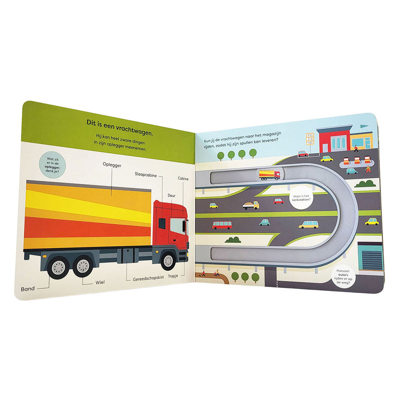 Load image into Gallery viewer, Gottmer uitgevers groep een rondje met de vrachtwagen - kartonboekje
