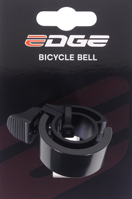 Edge fietsbel aeroring - zwart