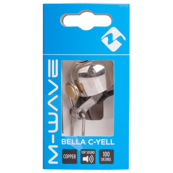 bicycle bell Bella C-Yell 30 mm silver/copper