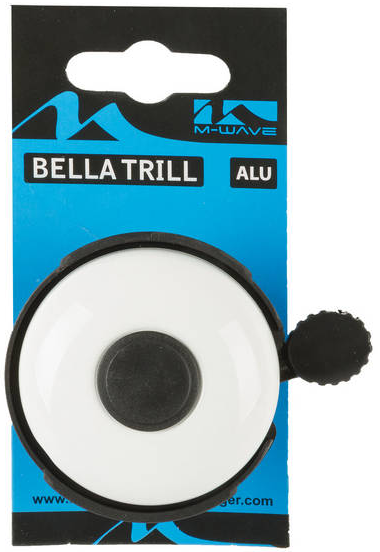 Bicycle bell M-Wave Bella Trill - white