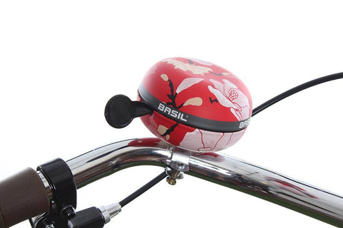 Basil Magnolia - bicycle bell - 80 mm poppy red