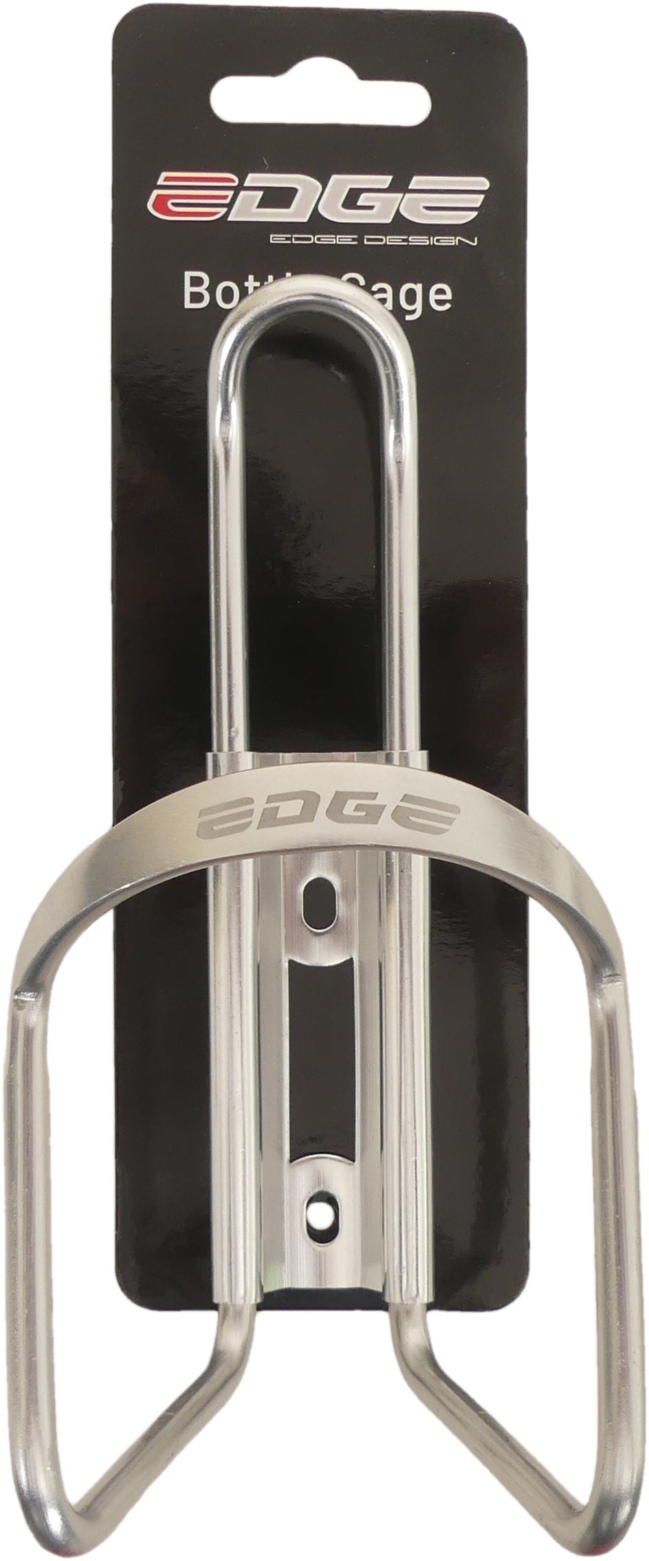 Bottle cage Edge aluminum silver