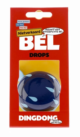 Nv ding dong bell 60mm drops blue with drops card