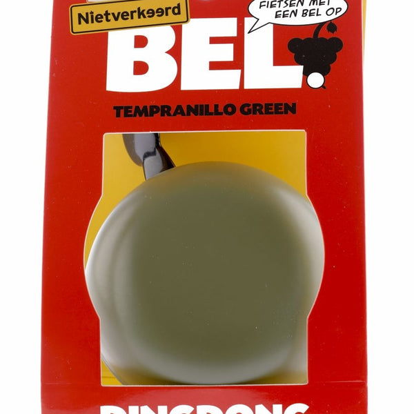 bicycle bell ding-dong steel 80 mm green