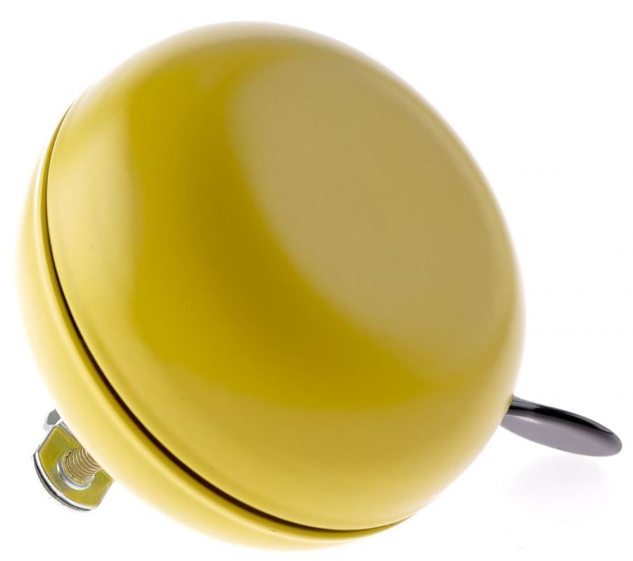 bicycle bell ding-dong steel 80 mm yellow