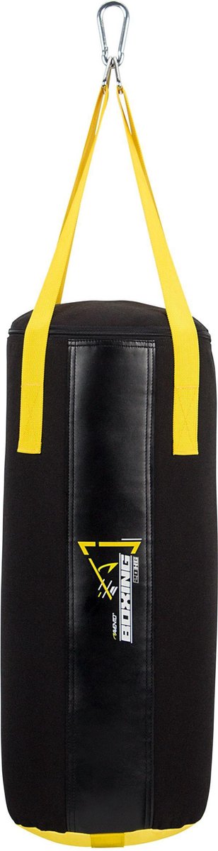 Avento bokszak - 20 kg 100 cm - zwart geel
