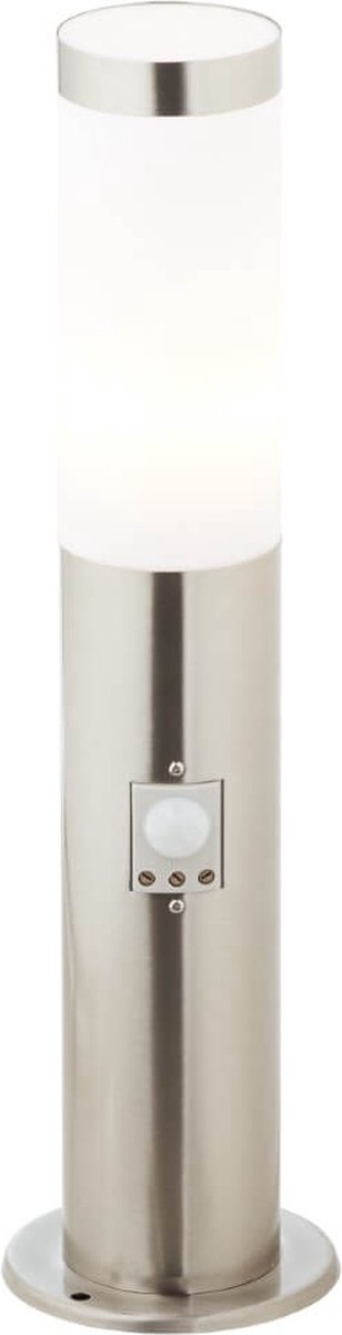 Brilliant doddy - buitenlamp - sokkel - ip44 - e27 max 1x40w - chroom