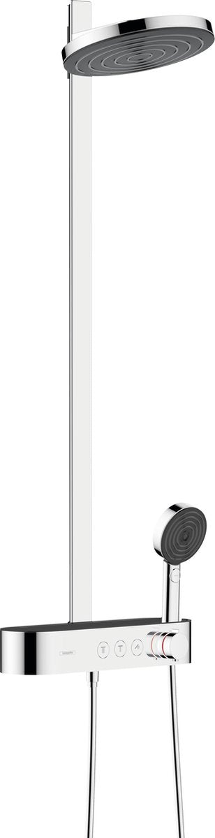 Hansgrohe pulsify s showerpipe 2jet mt showertablet select 400 chroom