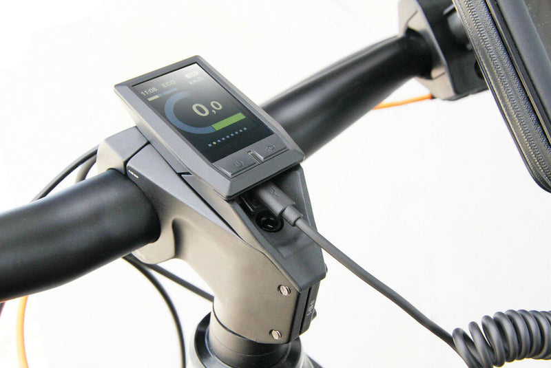 Load image into Gallery viewer, Lampa Ebike Spring Micro USB naar USB C spiraalkabel (25 t m 100 cm)
