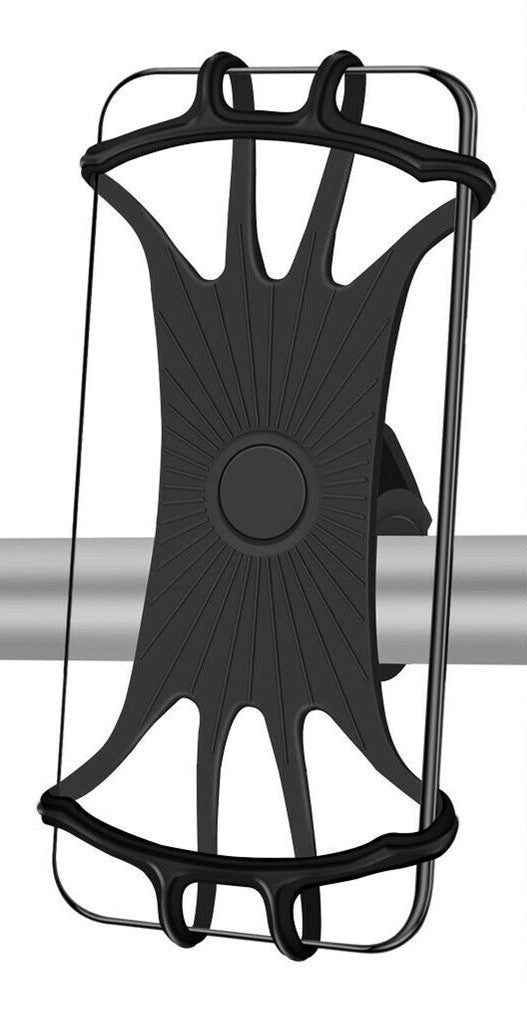 Edge Telefoonhouder EZ Fit 360° Siliconen zwart