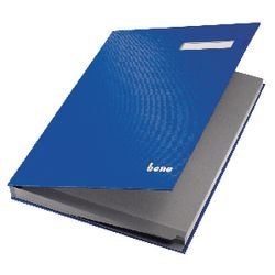 Parafeermap bene 76400 blauw 19 stuks a4