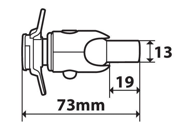 Load image into Gallery viewer, Lampa Opti-Screw DuoLock M8 boutmontage
