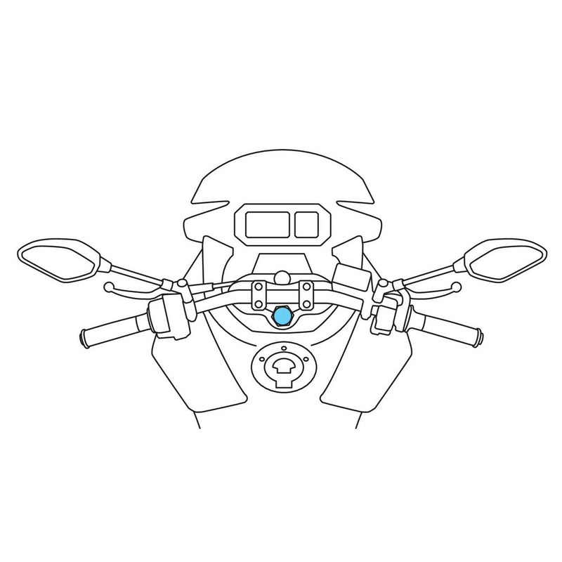 Load image into Gallery viewer, Lampa Opti Tube stuurbuisbevestiging voor motorfietsen ø13,5-14,7 mm
