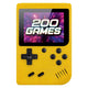 Gamebox - draagbare spel console met 200 spellen - geel