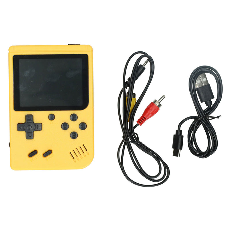 Load image into Gallery viewer, Gamebox - draagbare spel console met 200 spellen - geel
