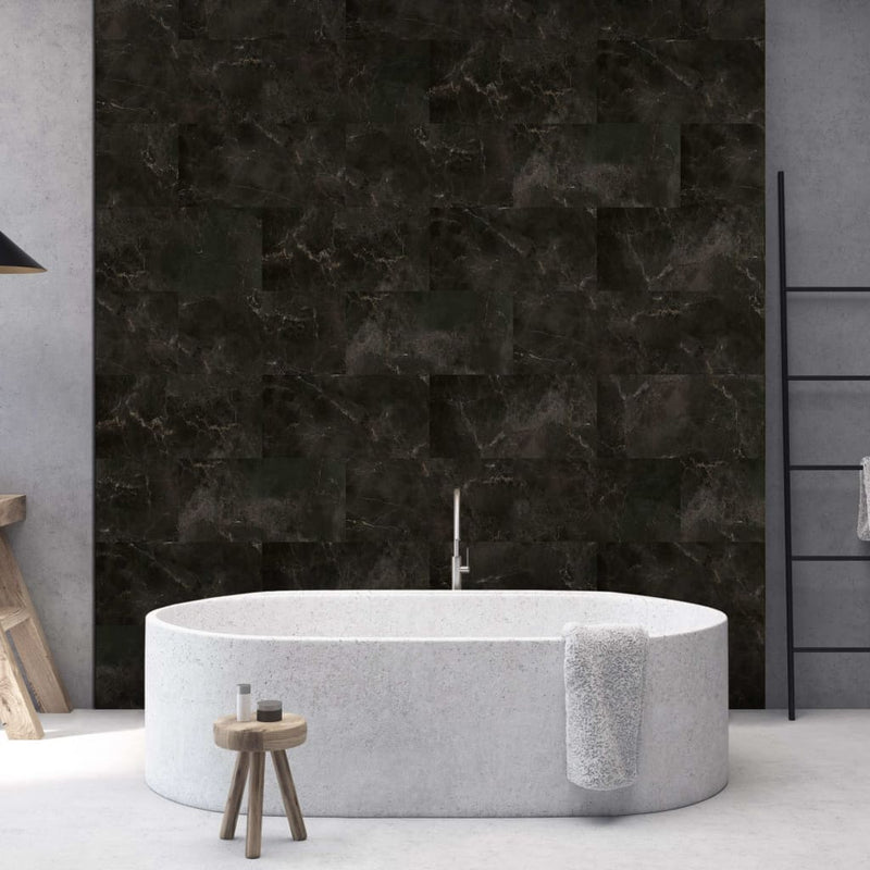 Load image into Gallery viewer, Grosfillex Grosfillex 11 st Wandtegels Gx Wall+ marmer 30x60 cm zwart

