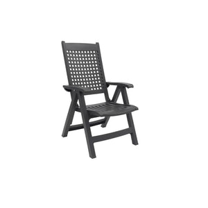 Grosfillex palao standenstoel antraciet set a 2 stuks