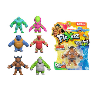 Toi-toys fun anti stressfiguur -flexerz- 6cm rekbaar 6ass