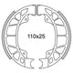 Newfren Remsegmentset GF0261 LX-50 Achter, Skipper, Hexagon-125