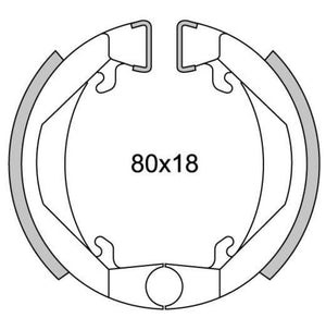 Newfren Remsegmentset GF1143 Maxi Camino ø80mm