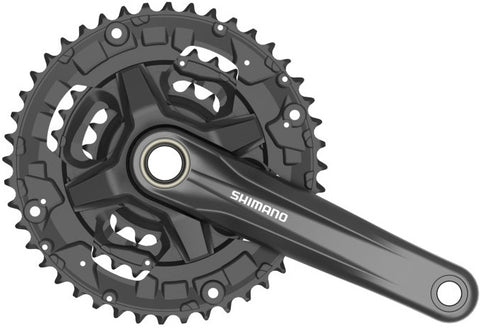 Crankset 3 x 9 speed Shimano MTB/Trekking FC-MT210 175/40-30-22 Hollowtech 2 - black