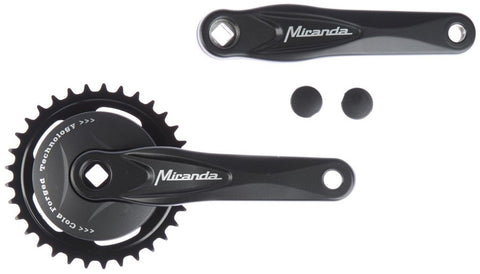 Miranda alfa 1 crankset with disc 95mm black 33 teeth 572233