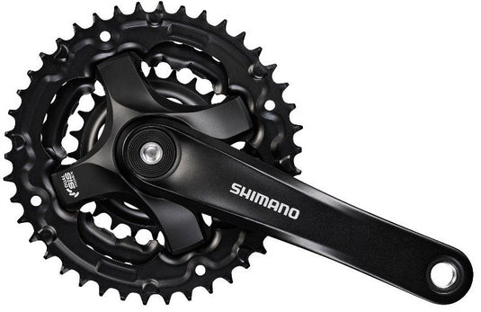 Shimano crankstel 6 7 8 speed tourney fc-ty501 met 170mm crankarm 48 x 38 x 28t - zwart