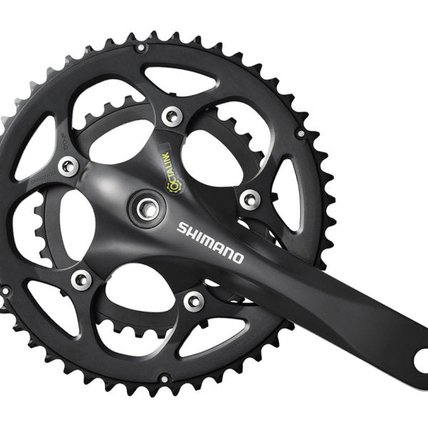 Crankset 2 x 9 speed Shimano Road FC-RS345 - 175/50-34 Octalink - black