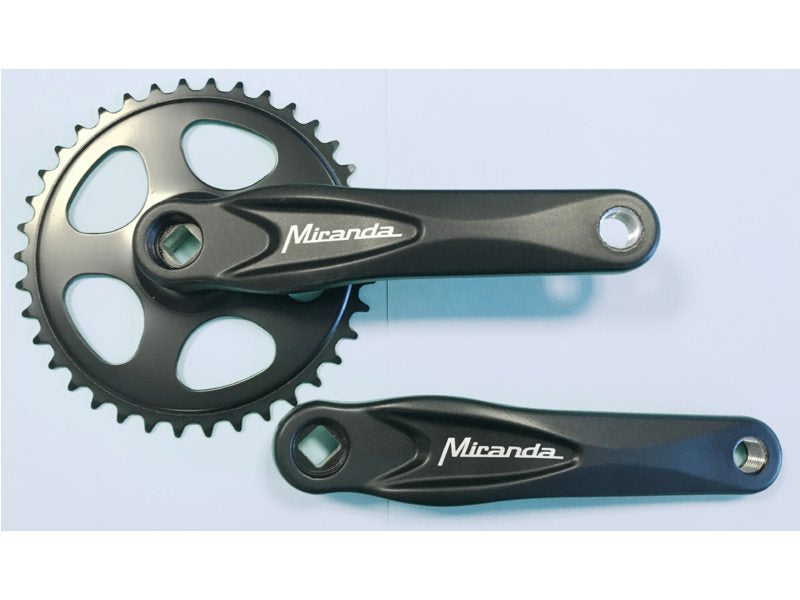 Crankset Miranda Alfa 1, 38T 3/32Ê 170mm black