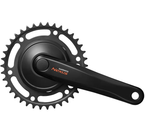 Crankstel 38T Shimano Nexus C6000 170mm crankarm - zwart