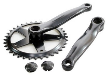 crankset 36T 152mm black