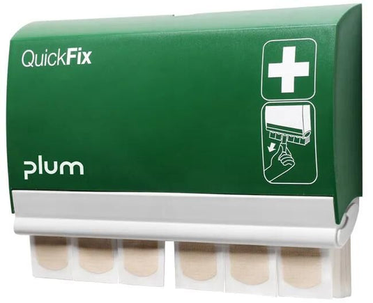 Plum pflasterspender quickfix elastic water resitsant plaster dispenser quickfi incl. 2x 45 patches