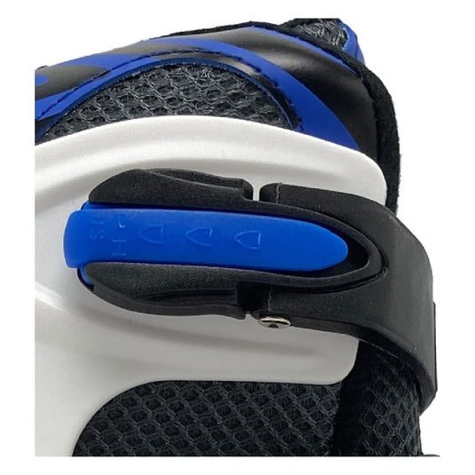Street rider skeelers blauw zwart, maat 37-40