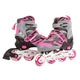 Kinder skeelers roze grijs, maat 29-32
