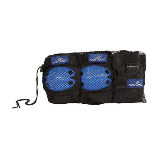 Street rider beschermset s - blauw, 6dlg.