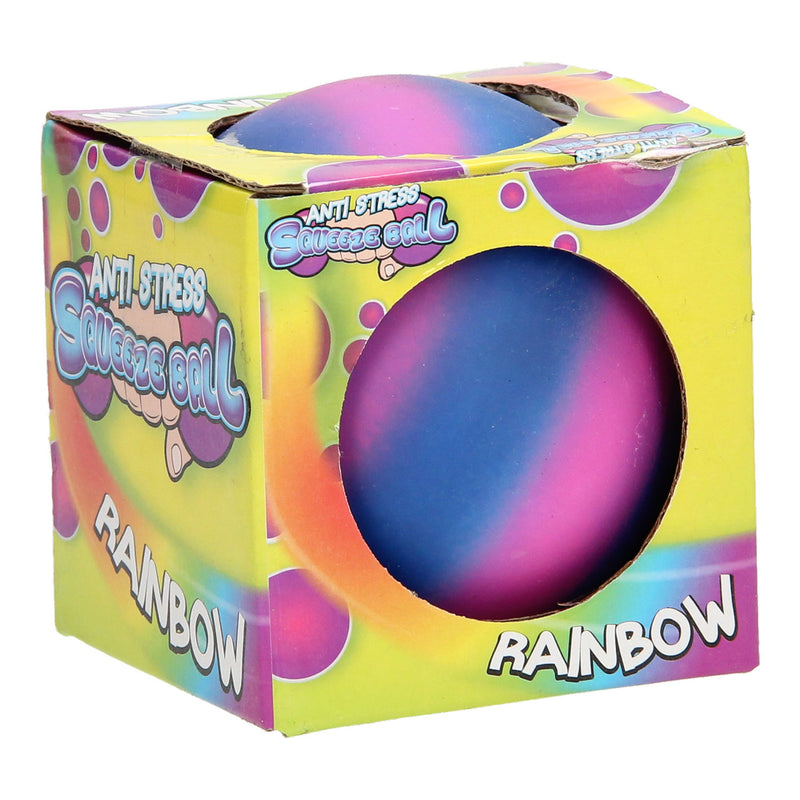 Load image into Gallery viewer, Fidget Regenboog Squeeze Bal

