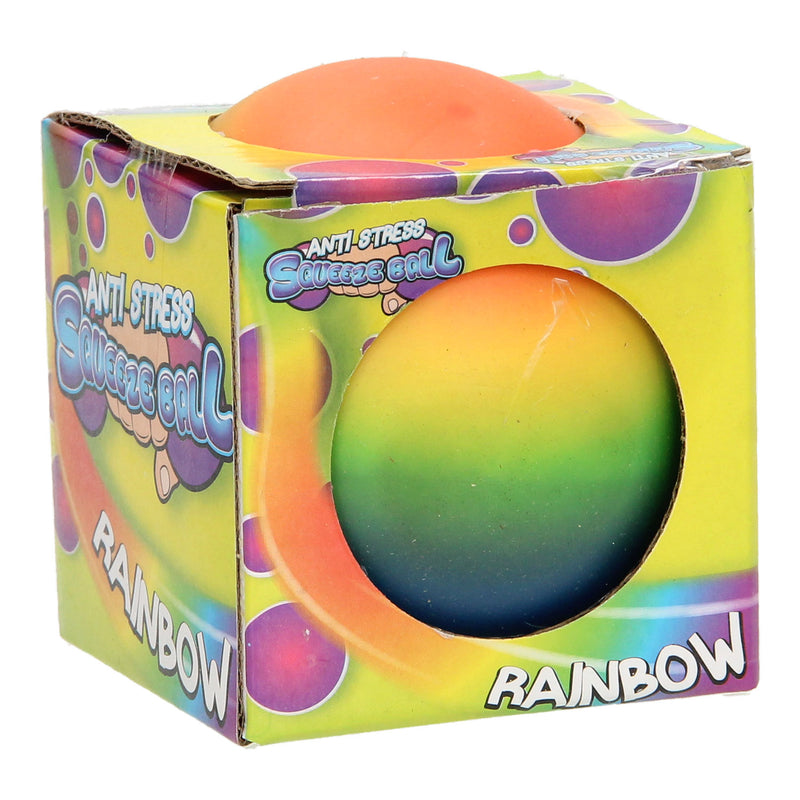 Load image into Gallery viewer, Fidget Regenboog Squeeze Bal
