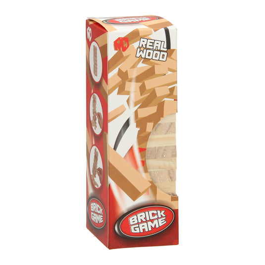 Toys amsterdam wiebel stapeltoren hout, 48dlg.