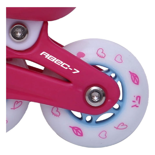 Street rider inline skeelers roze, maat 26-29