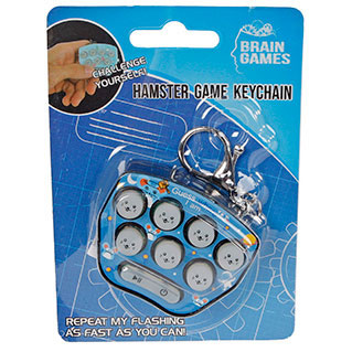 Load image into Gallery viewer, Brain games hamster game sleutelhanger met licht en geluid
