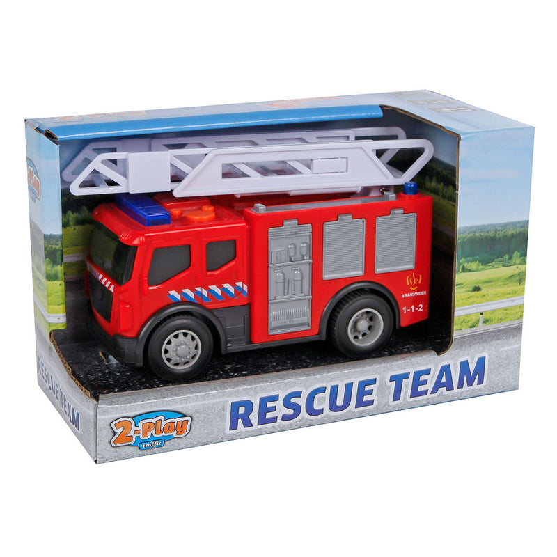 Load image into Gallery viewer, 2-play brandweer tankauto 14cm
